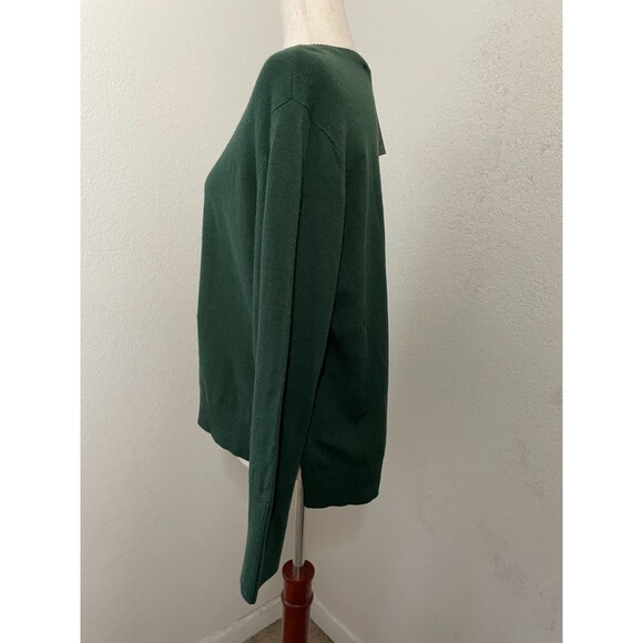 Gibson & Latimer Womens Green Crewneck Long Sleeve Sweater Size XL NWT $119 MSRP - Picture 3 of 7